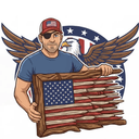 marksflags — handcrafted wooden American flags